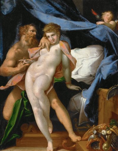 Vulcan and Maia, ca 1585 by Bartholomaeus Spranger