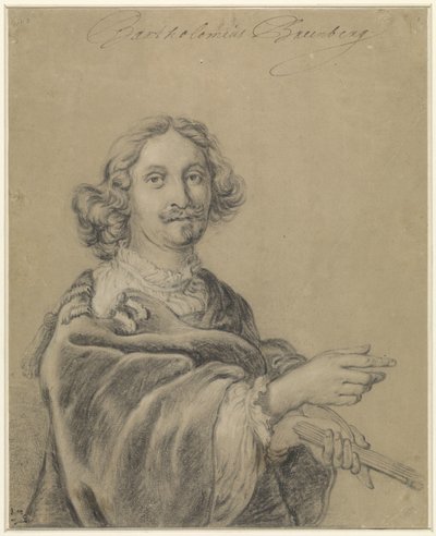 Portrait of Bartholomeus Breenbergh by Bartholomeus Breenbergh (possibly)