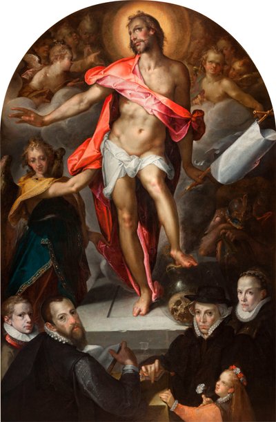 Epitaph of Goldsmith Nicolas Müller of Prague by Bartholomaeus Spranger