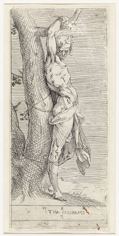 Martyrdom of St. Sebastian by Bartholomeus Spranger