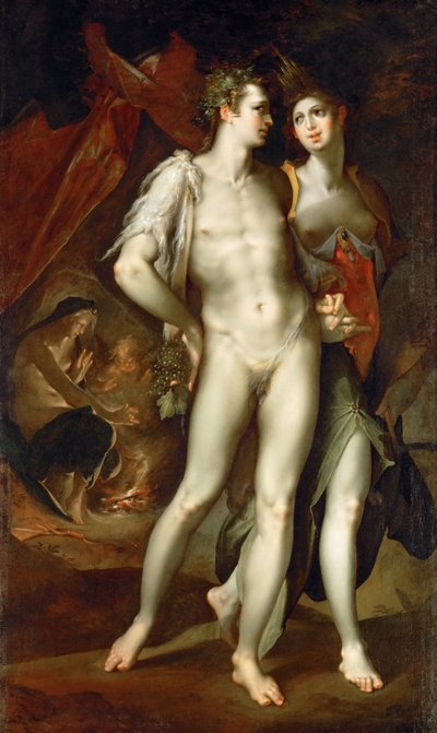 Without Ceres and Bacchus, Venus Freezes by Bartholomaeus Spranger