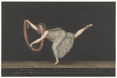 Dancer Annette Köbler Performing the Pas-de-Shawl by Bartholomeus Ziesenis
