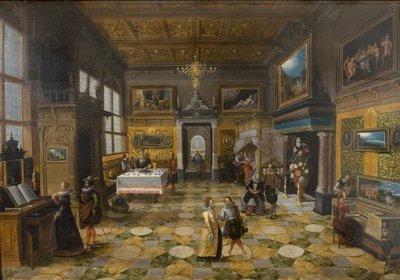 Party Scene by Bartholomeus van Bassen