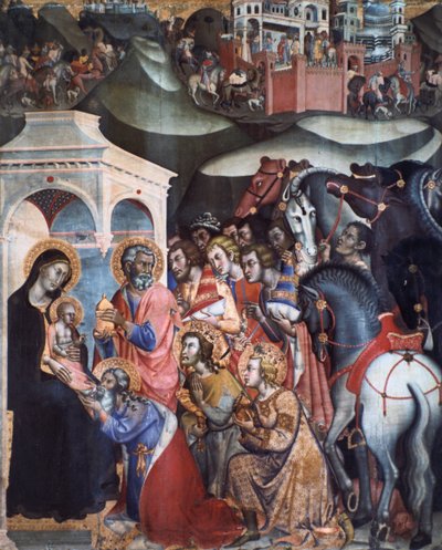Adoration of the Magi by Bartolo di Fredi