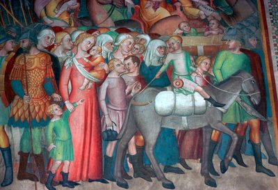 Fresco in San Gimignano by Bartolo di Fredi