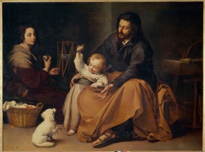 Holy Family with the Little Bird by Bartolomé Esteban Murillo