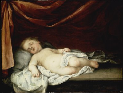 The Christ Child Asleep by Bartolomé Esteban Murillo