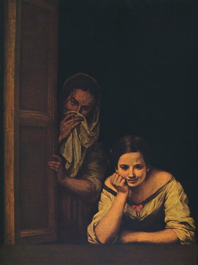 Two Women at a Window by Bartolomé Esteban Murillo