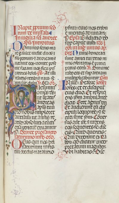 Missale: Fol. 259: Saint Andrew by Bartolomeo Caporali