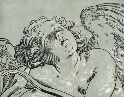 A Sleeping Cupid by Bartolomeo Coriolano