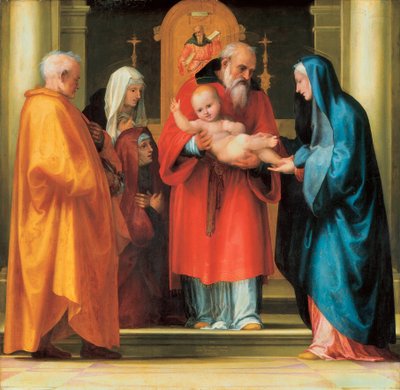 Presentation of Jesus in Temple (detail) by Bartolomeo Fra