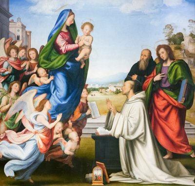 The Vision of St. Bernard by Bartolomeo Fra