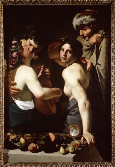 Allegory on the Four Seasons by Bartolomeo Manfredi