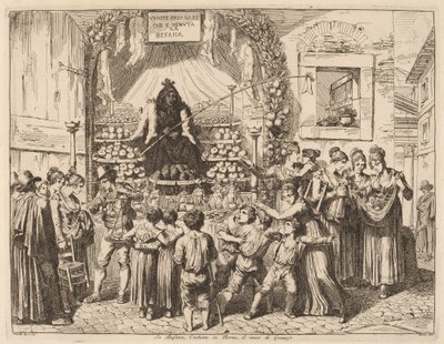 La Befana by Bartolomeo Pinelli