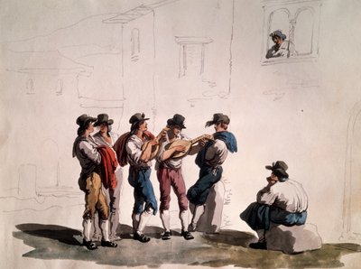 Serenade by Bartolomeo Pinelli