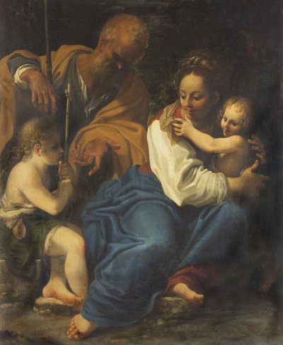 Holy Family and Saint John by Bartolomeo Schedoni