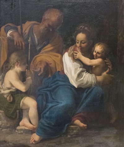 Holy Family and Saint John the Baptist by Bartolomeo Schedoni