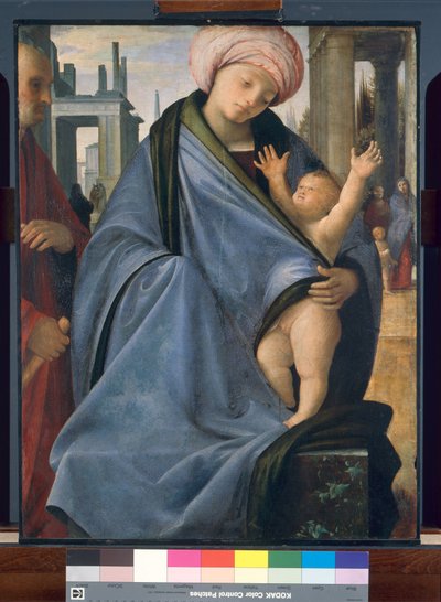 Holy Family by Bartolomeo Suardi Bramantino