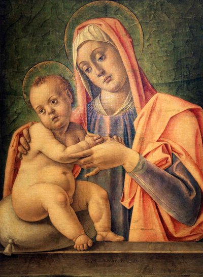 Madonna and Child, 1490 by Bartolomeo Vivarini
