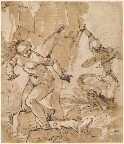 Perseus and Andromeda by Bartolommeo Gagliardo