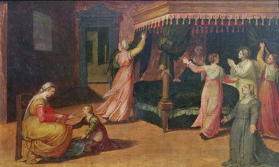 The Vision of St. Hildegard by Battista Dossi