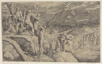 The Flood by Battista Franco