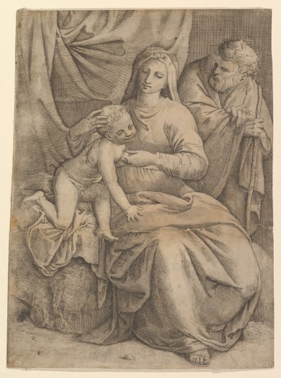 The Holy Family by Battista Franco Veneziano