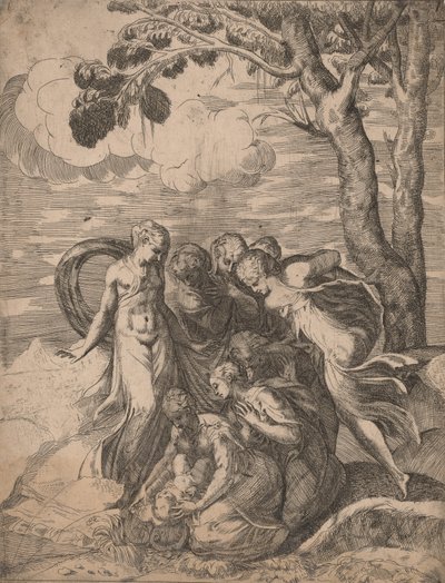 The Finding of Moses by Battista del Moro
