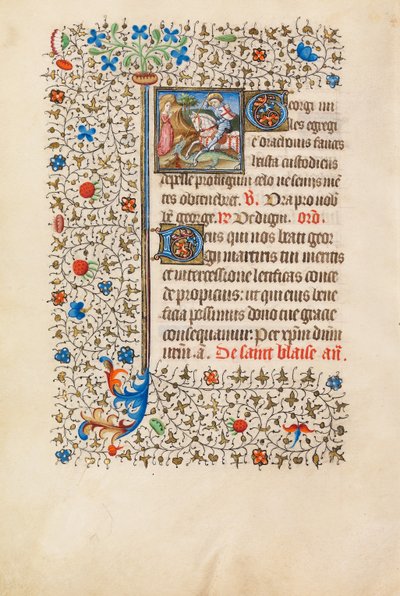 Saint George and the Dragon by Bedford Master