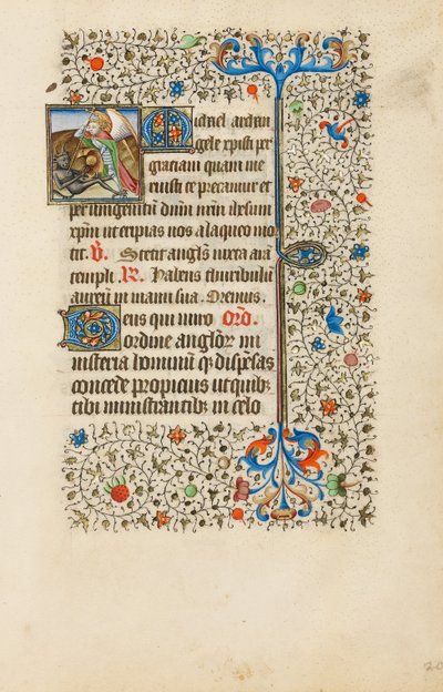 Saint Michael Battling the Devil by Bedford Master