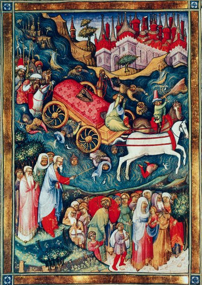 The Crossing of the Red Sea by Belbello Pavia de
