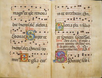 Benedictine Antiphonary, ca. 1467-70 by Belbello da Pavia