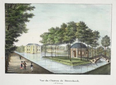 Vue du Château de Sterrebeck by Belgian School