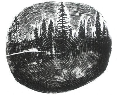Two Woods, 2016 by Bella Larsson