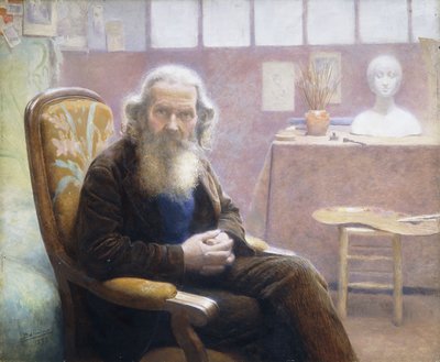 An Old Artist by Belmiro de Almeida