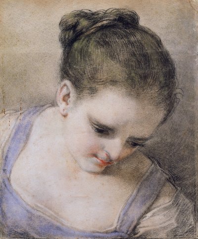 Head of a Girl by Benedetto Luti