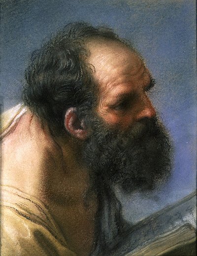 The Head of an Apostle by Benedetto Luti