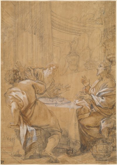 The Supper at Emmaus by Benedetto Luti