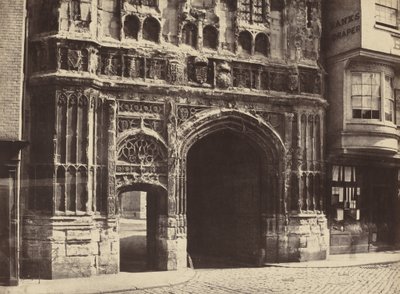 Christchurch Gateway, Canterbury by Benjamin Brecknell Turner