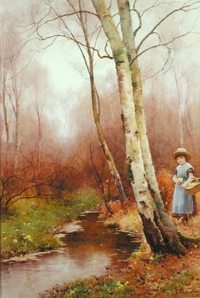 Gathering Primroses by Benjamin D. Sigmund