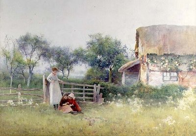 Picking Meadow Flowers by Benjamin D. Sigmund