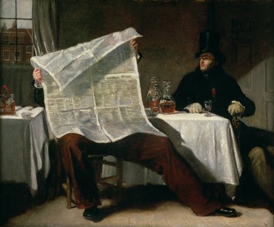 Waiting for the Times, 1831 by Benjamin Haydon