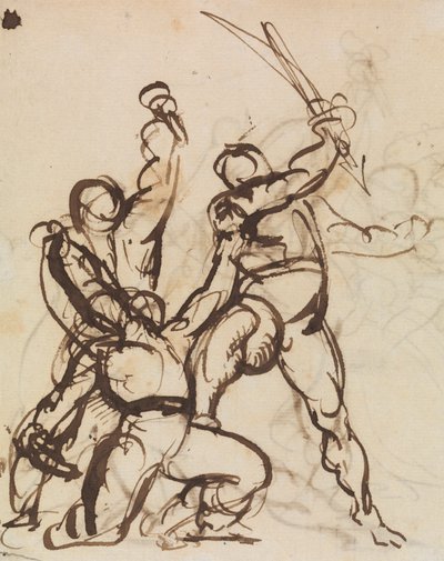 Study of a Battle by Benjamin Robert Haydon