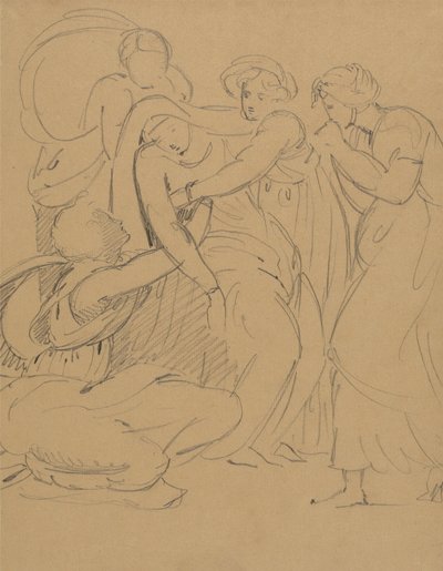 Study of a Dramatic Scene by Benjamin Robert Haydon