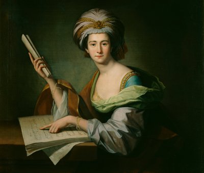 Anna Maria Schutz, Lady Griffin, c. 1758-1764 by Benjamin West