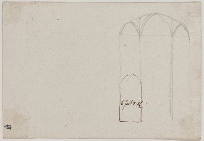 Cross Section of a Gothic Church by Benjamin West