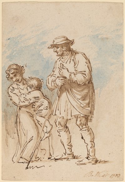 Vagabond Family by Benjamin West
