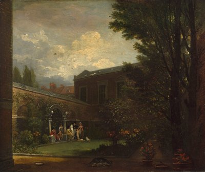 West Family in the Studio Garden, 1808-1809 by Benjamin West