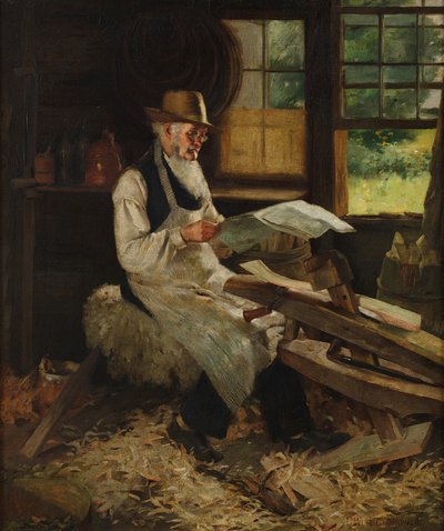 An Idle Moment by Benjamin West Clinedinst