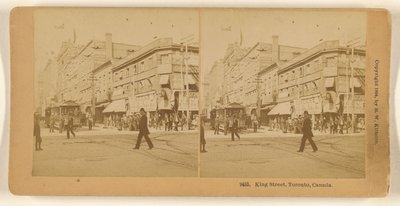 King Street, Toronto, Canada by Benjamin West Kilburn
